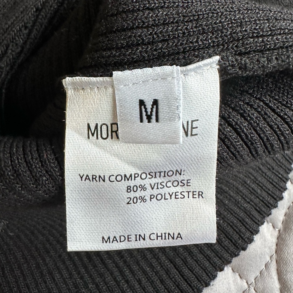 NWT Mori Jasmine Jennie Crystal Button Black Cardigan - Picture 10 of 12